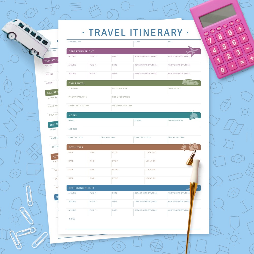 Itinerary Travel
