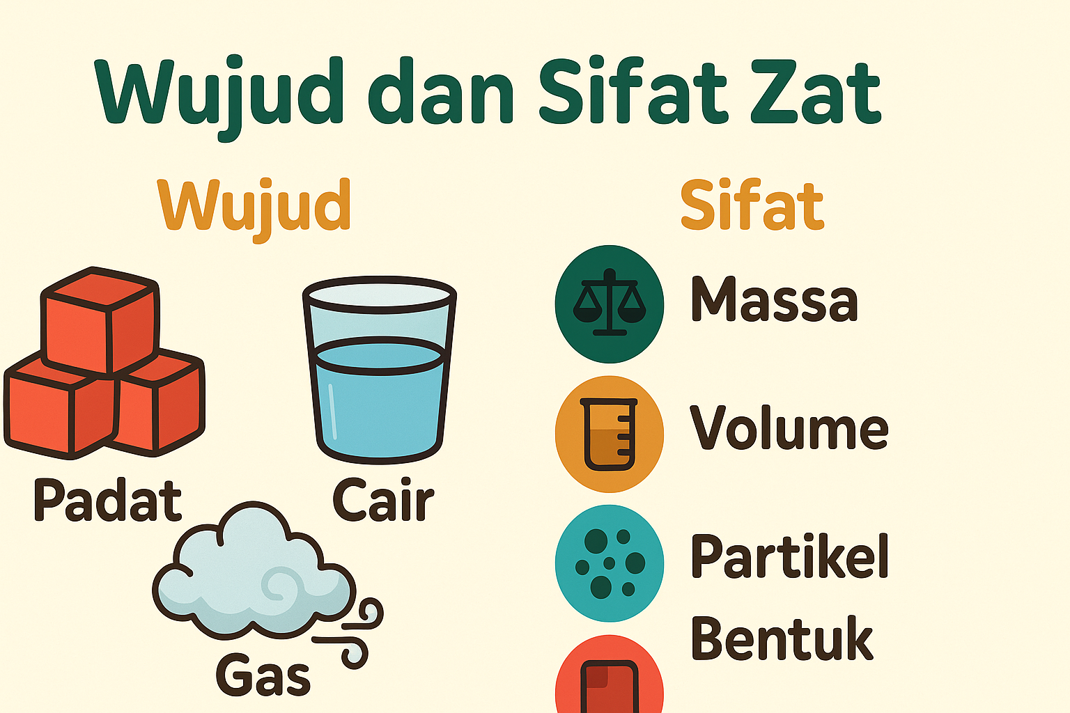 Wujud dan Sifat Zat