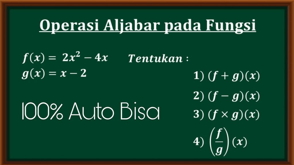 Operasi Aljabar