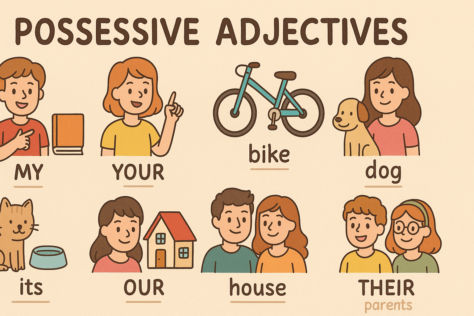 Possessive Adjectives