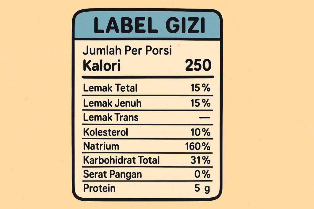 Label Gizi
