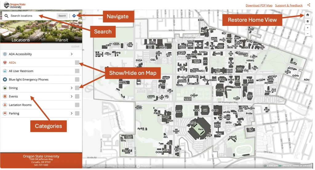 Campus Maps